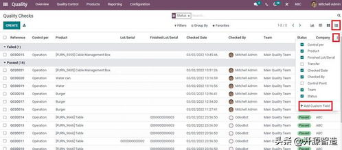 免費(fèi)開源erp odoo質(zhì)量模塊為您提供詳細(xì)的可視化報(bào)表監(jiān)控產(chǎn)品質(zhì)量